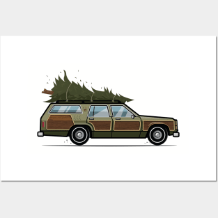 Christmas Vacation Wagon Posters and Art